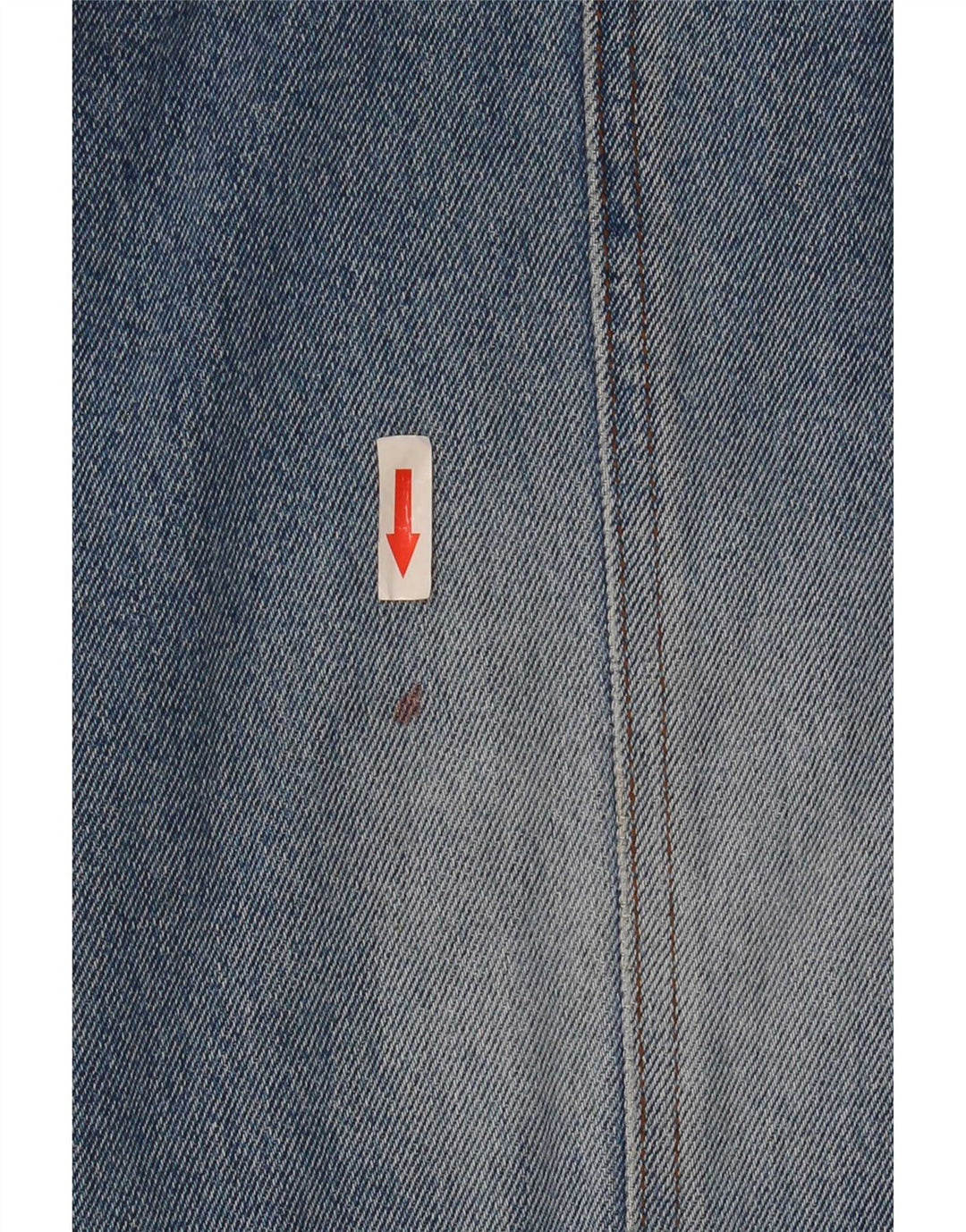 Master Mens Denim Jacket UK 38 Medium Blue Cotton