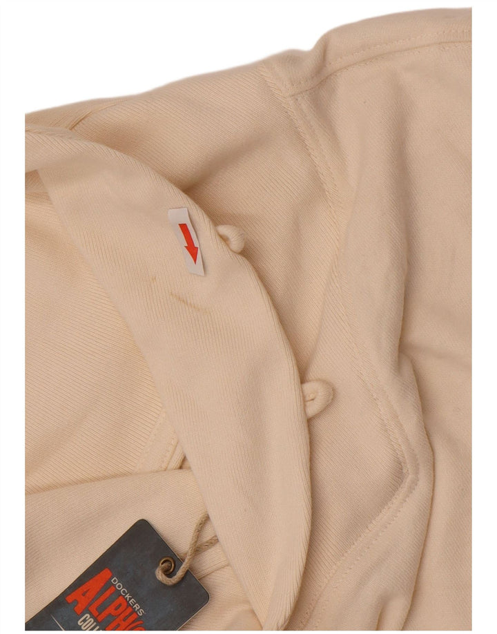 Dockers Mens Sweatshirt Jumper XL Off White Cotton