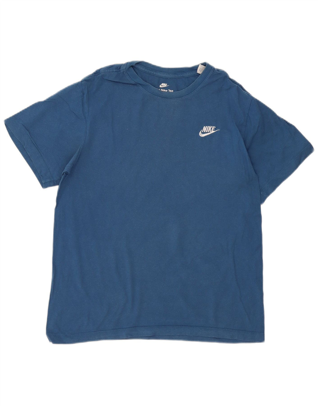 Nike Mens The Tee T-Shirt Top Small Blue Cotton