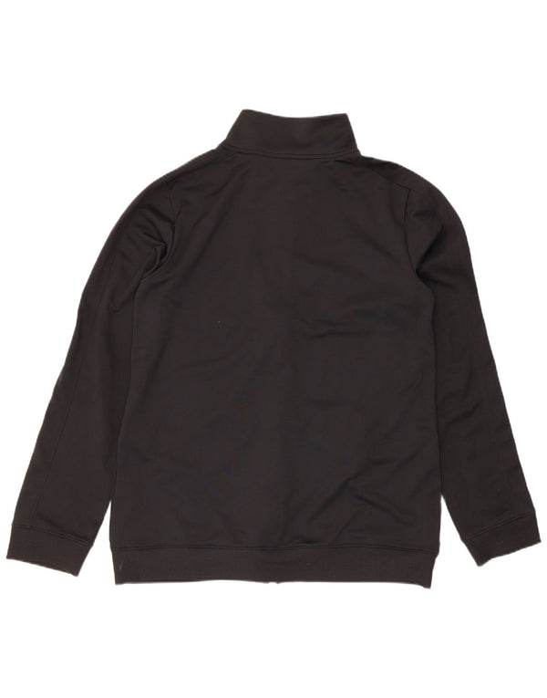 Under Armour Boys Tracksuit Top Jacket 13-14 Years XL Black Sports