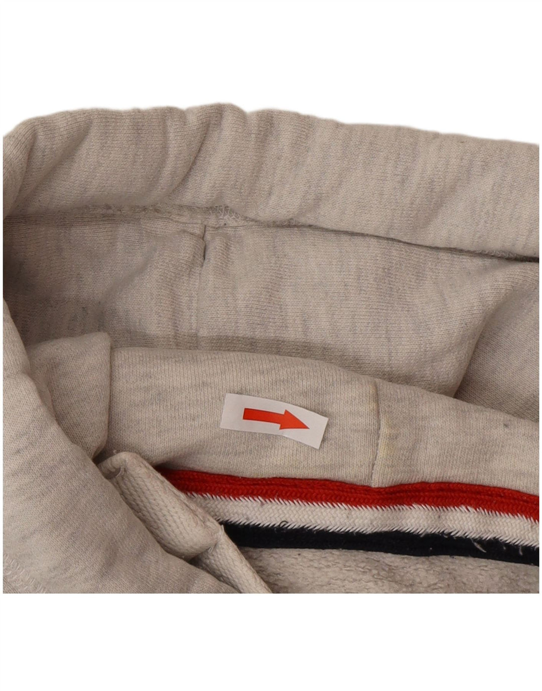 Superdry Womens Graphic Zip Hoodie Sweater UK 14 Medium Grey Cotton