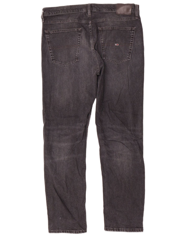 Tommy Hilfiger Mens Ryan Straight Jeans W32 L30 Grey Cotton