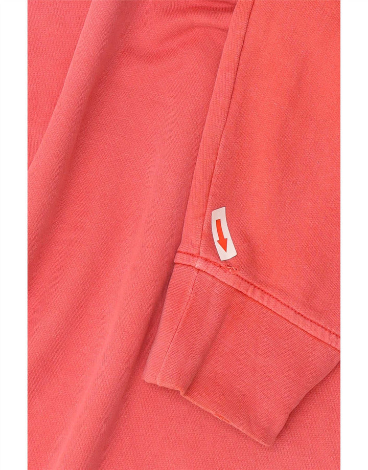 Timberland Mens Sweatshirt Jumper Medium Red Cotton