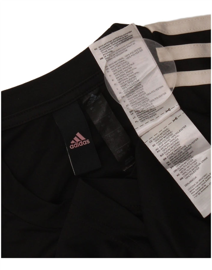 Adidas Mens T-Shirt Top XS Black Polyester