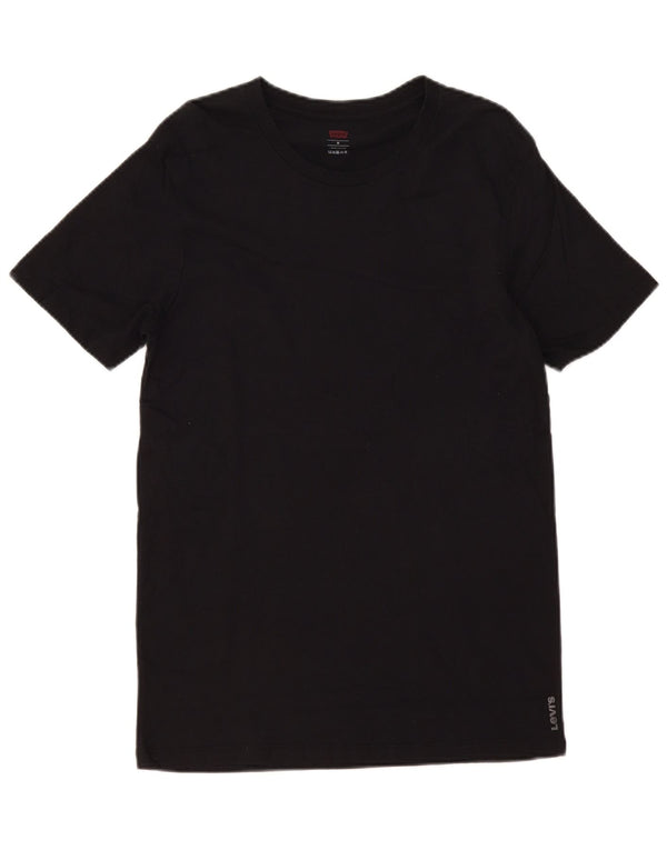 Levi's Mens T-Shirt Top Medium Black Cotton
