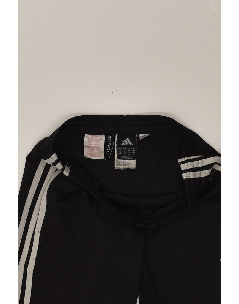 ADIDAS Boys Tracksuit Trousers 9-10 Years Black Polyester | Vintage Adidas | Thrift | Second-Hand Adidas | Used Clothing | Messina Hembry 