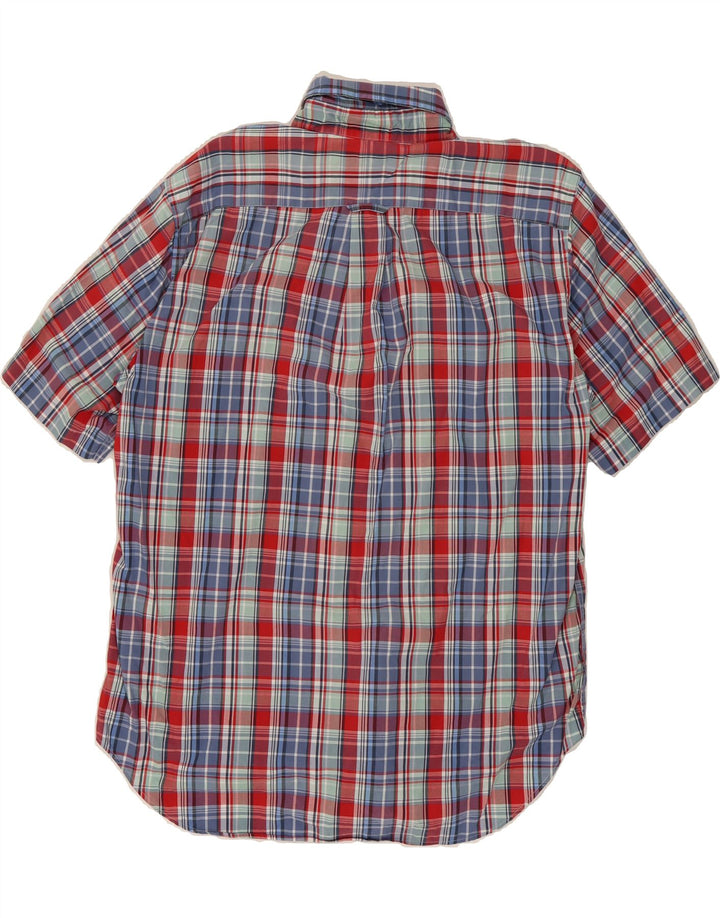NAUTICA Mens Short Sleeve Shirt Large Multicoloured Check Cotton Vintage Nautica and Second-Hand Nautica from Messina Hembry 