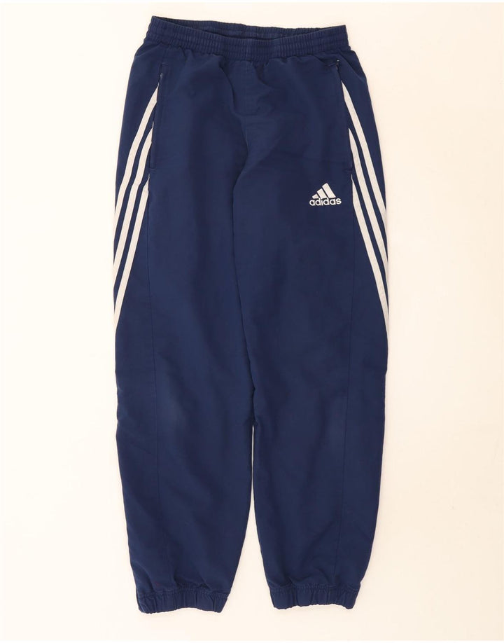 Adidas Mens Tracksuit Trousers Joggers Small  Navy Blue Polyester