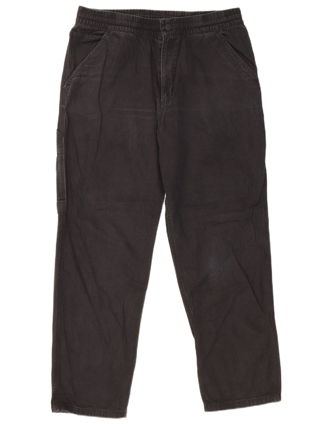 Vans Mens Straight Cargo Trousers Medium W32 L28 Black Cotton