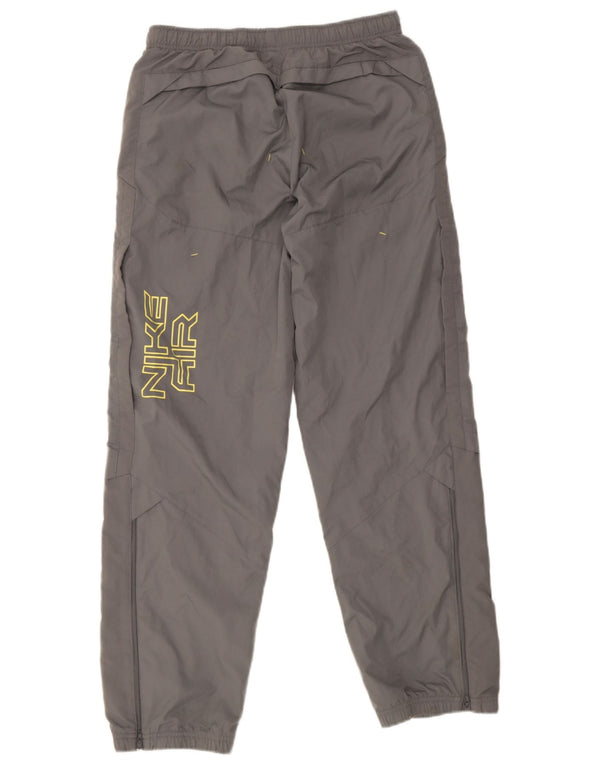 Nike Boys Graphic Tracksuit Trousers Joggers 13-14 Years XL Grey Polyester