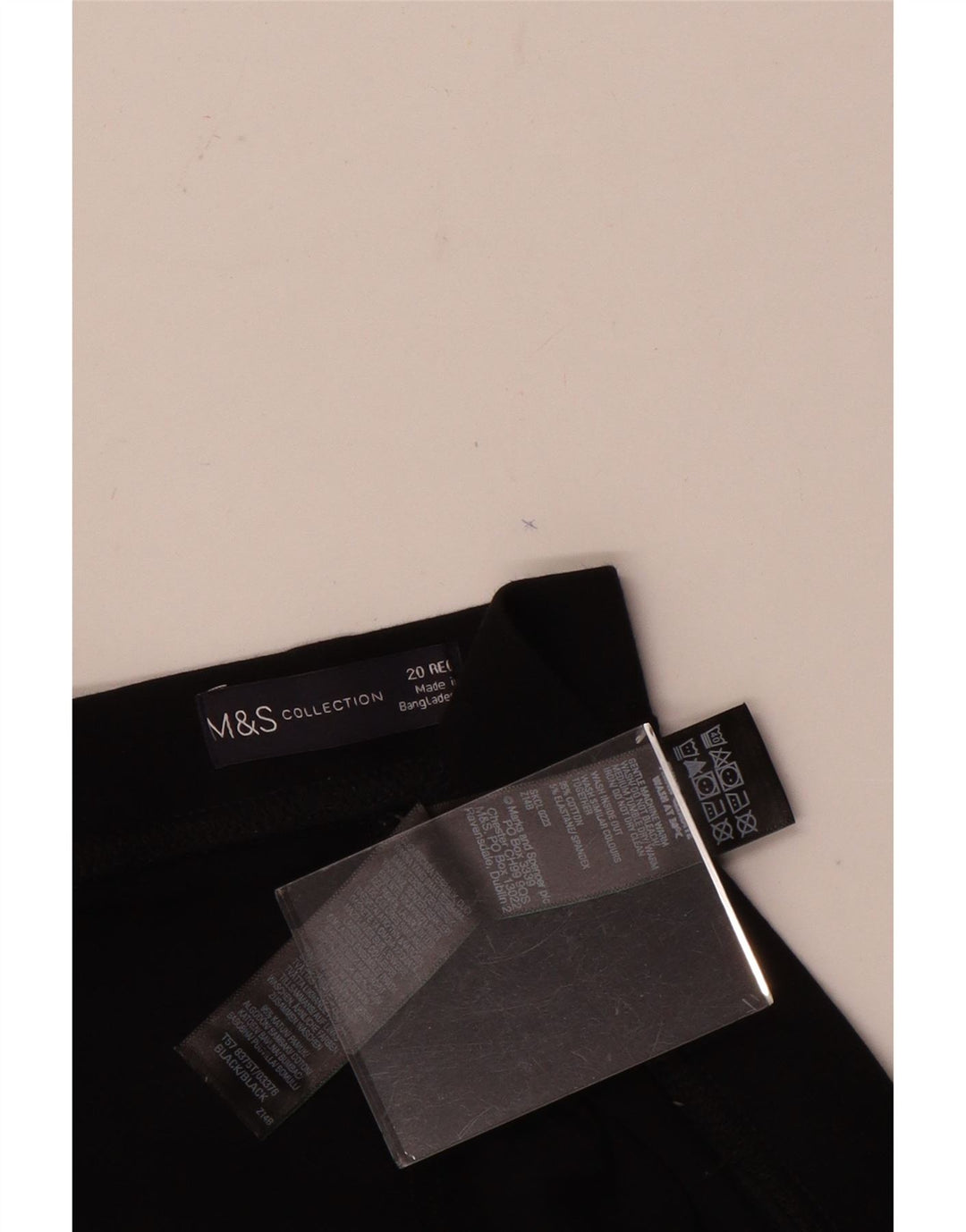 Marks & Spencer Womens Leggings UK 20 2XL  Black Cotton