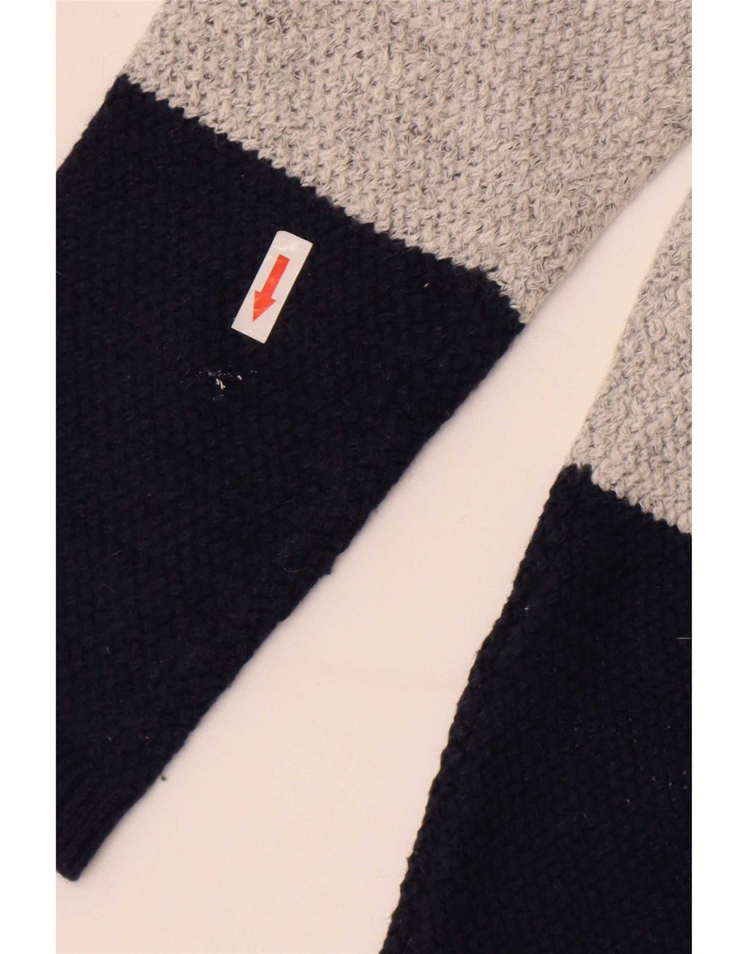 Fat Face Womens Boat Neck Jumper Sweater UK 12 Medium Grey Colourblock