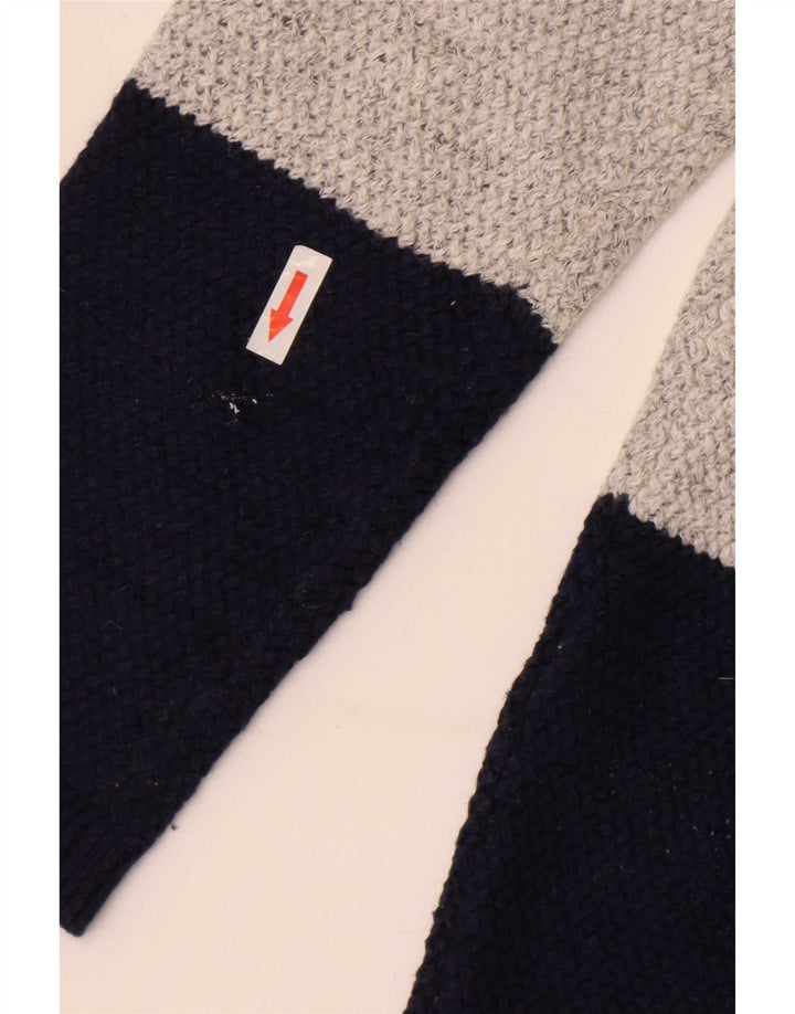 Fat Face Womens Boat Neck Jumper Sweater UK 12 Medium Grey Colourblock