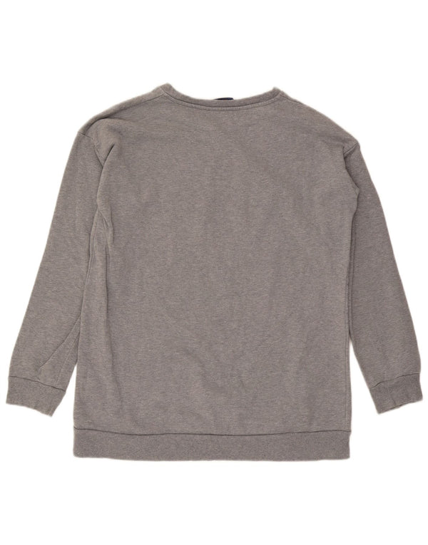Trussardi Jeans Mens Graphic Sweatshirt Jumper Large Grey Cotton