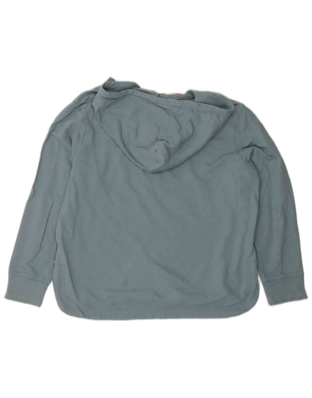 White Stuff Womens Oversized Hoodie Jumper UK 10 Small Blue Cotton