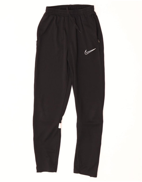 Nike Boys Dri Fit Tracksuit Trousers 13-14 Years XL Black Colourblock
