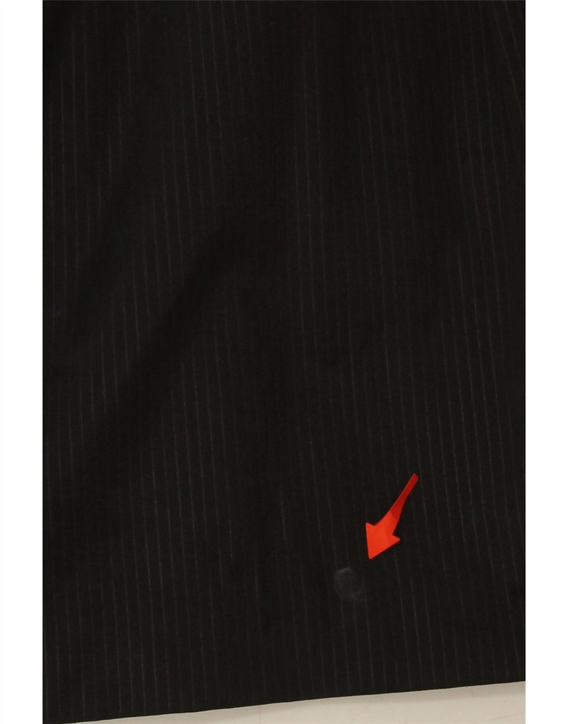 MISS SIXTY Womens Strapless Dress UK 14 Large Black Pinstripe Vintage Miss Sixty and Second-Hand Miss Sixty from Messina Hembry 