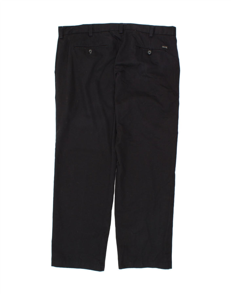 IZOD Mens Slim Fit Chino Trousers W38 L30  Black Cotton Vintage Izod and Second-Hand Izod from Messina Hembry 