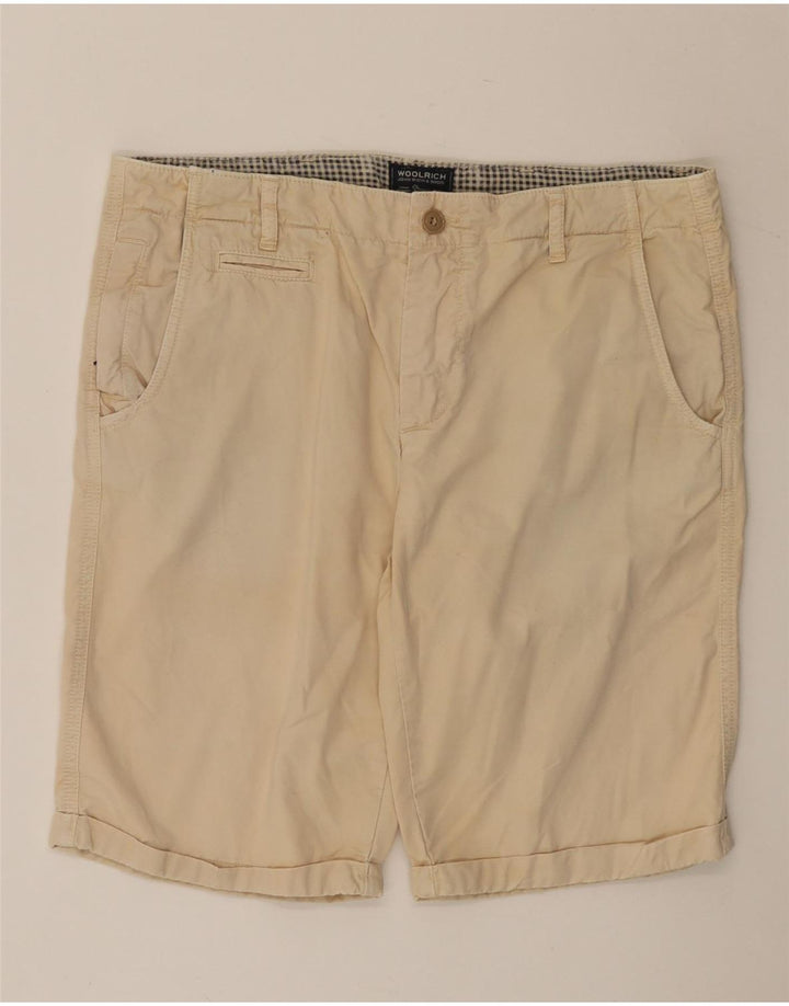 Woolrich Mens Chino Shorts W33 Medium Beige