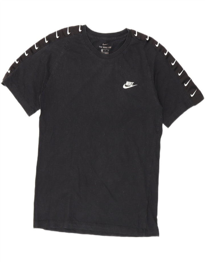 Nike Mens Graphic T-Shirt Top Small Black Cotton