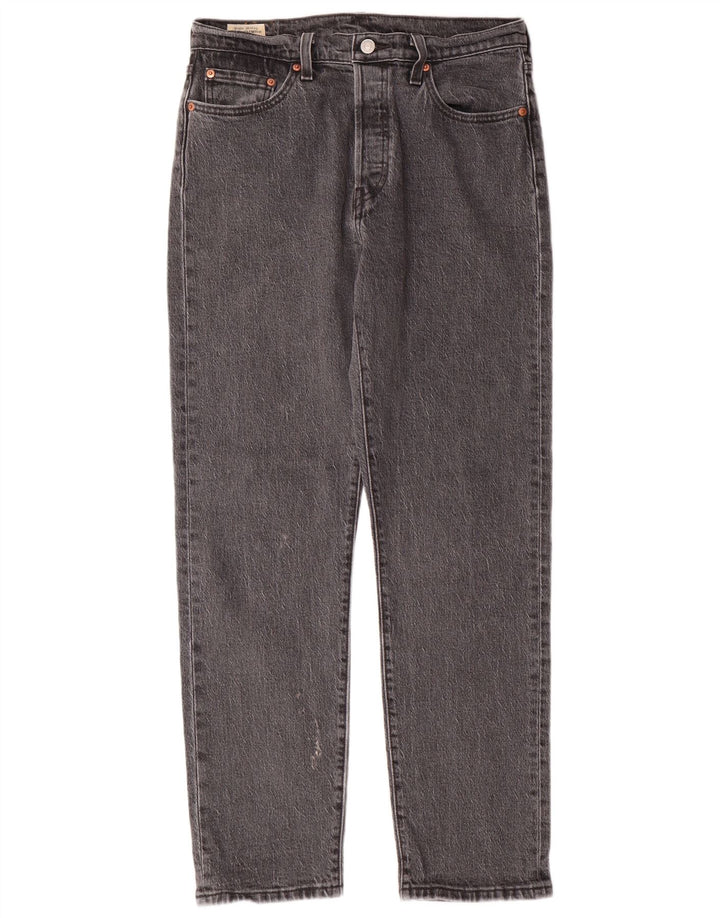 LEVI'S Mens 501 Straight Jeans W29 L30  Grey Cotton