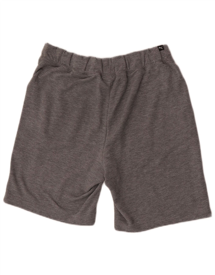 Puma Mens Graphic Sport Shorts Medium  Grey