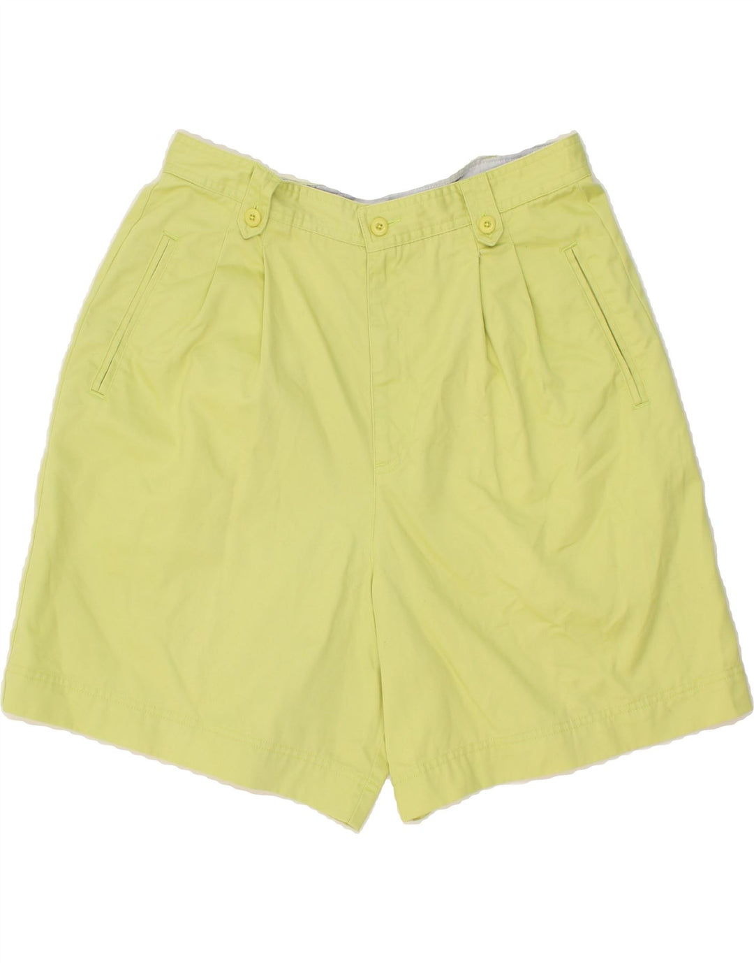 LIZ CLAIBORNE Womens Pegged Casual Shorts W32 Medium Yellow Vintage Liz Claiborne and Second-Hand Liz Claiborne from Messina Hembry 