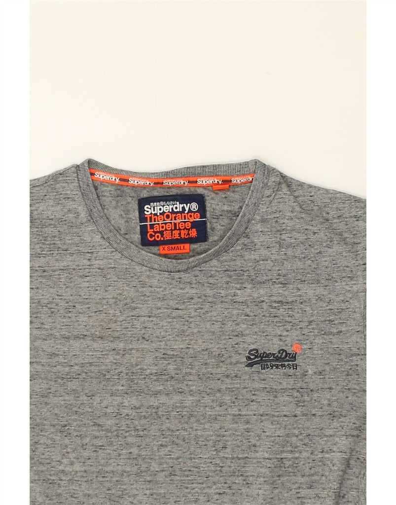 SUPERDRY Mens T-Shirt Top XS Grey Cotton | Vintage Superdry | Thrift | Second-Hand Superdry | Used Clothing | Messina Hembry 