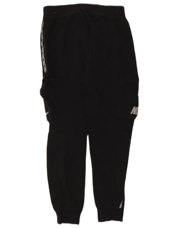 NIKE Womens Graphic Cargo Tracksuit Trousers Joggers UK 10 Small  Black