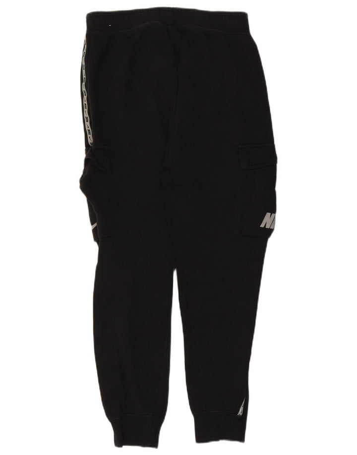 NIKE Womens Graphic Cargo Tracksuit Trousers Joggers UK 10 Small  Black