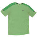 UNDER ARMOUR Mens Graphic T-Shirt Top Small Green Colourblock Polyester