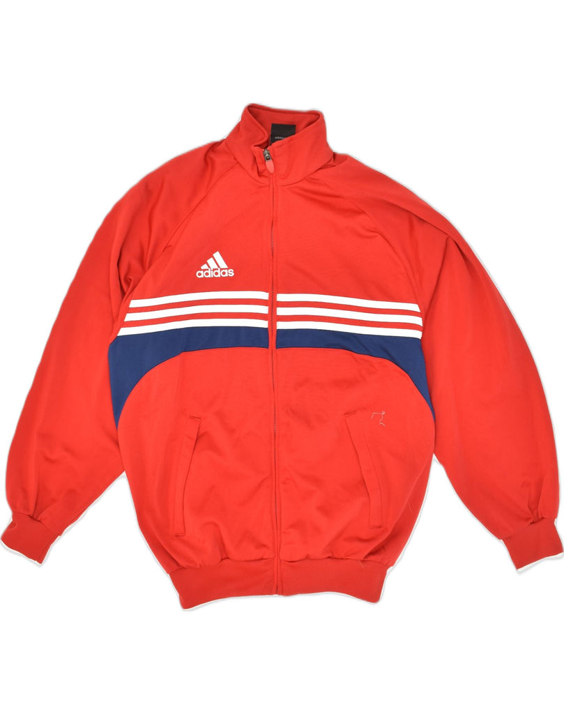 ADIDAS Mens Tracksuit Top Jacket Size 34/36 Small Red Polyester | Vintage Adidas | Thrift | Second-Hand Adidas | Used Clothing | Messina Hembry 