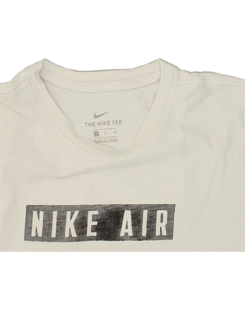 NIKE Mens Graphic T-Shirt Top Small White Cotton | Vintage Nike | Thrift | Second-Hand Nike | Used Clothing | Messina Hembry 