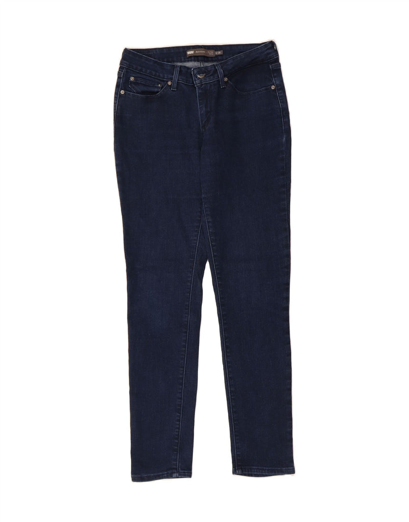 LEVI'S Womens Bold Curve Skinny Jeans US 6 Medium W28 L30 Navy Blue Vintage Levi's and Second-Hand Levi's from Messina Hembry 