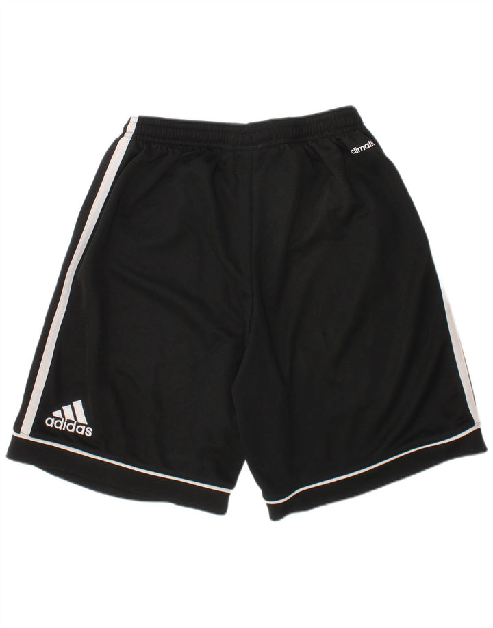 Adidas Boys Climalite Sport Shorts 13-14 Years Black Polyester Sports