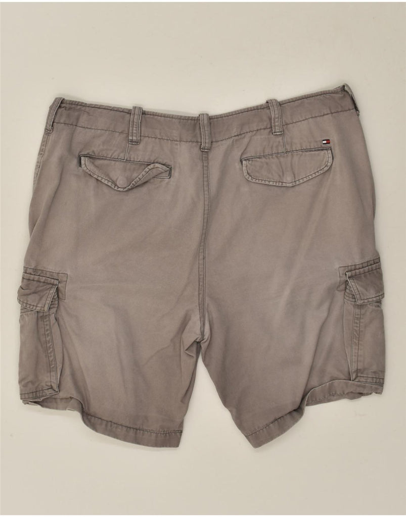 TOMMY HILFIGER Mens Cargo Shorts W40 XL  Grey Cotton | Vintage Tommy Hilfiger | Thrift | Second-Hand Tommy Hilfiger | Used Clothing | Messina Hembry 