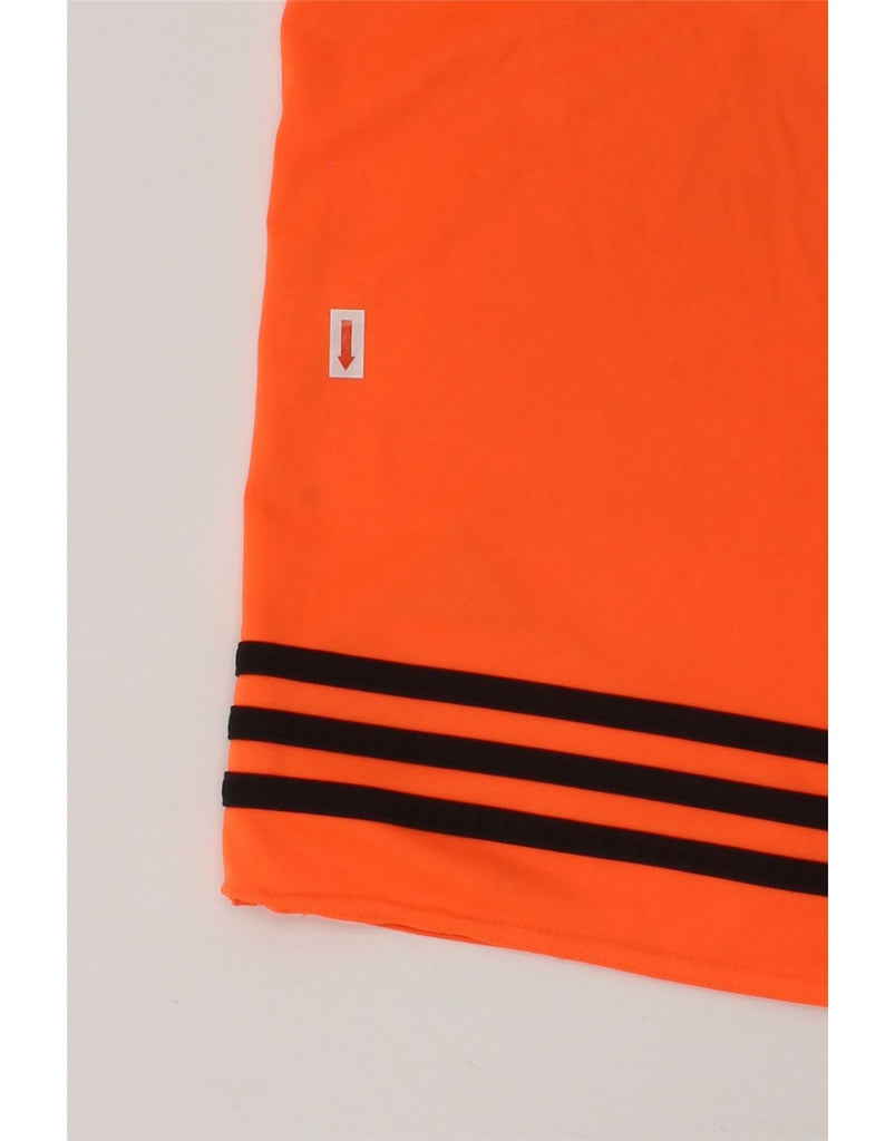 ADIDAS Boys Climalite Sport Shorts 11-12 Years Orange Polyester | Vintage Adidas | Thrift | Second-Hand Adidas | Used Clothing | Messina Hembry 