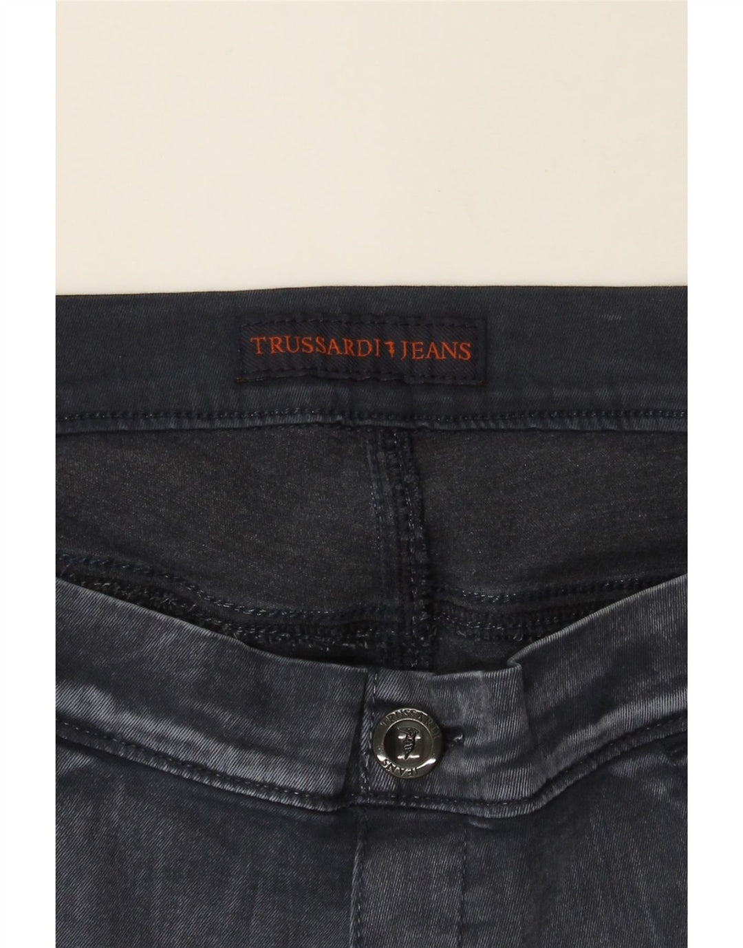 TRUSSARDI Womens Jegging Jeans Small W28 L30 Grey Lyocell Vintage Trussardi and Second-Hand Trussardi from Messina Hembry 