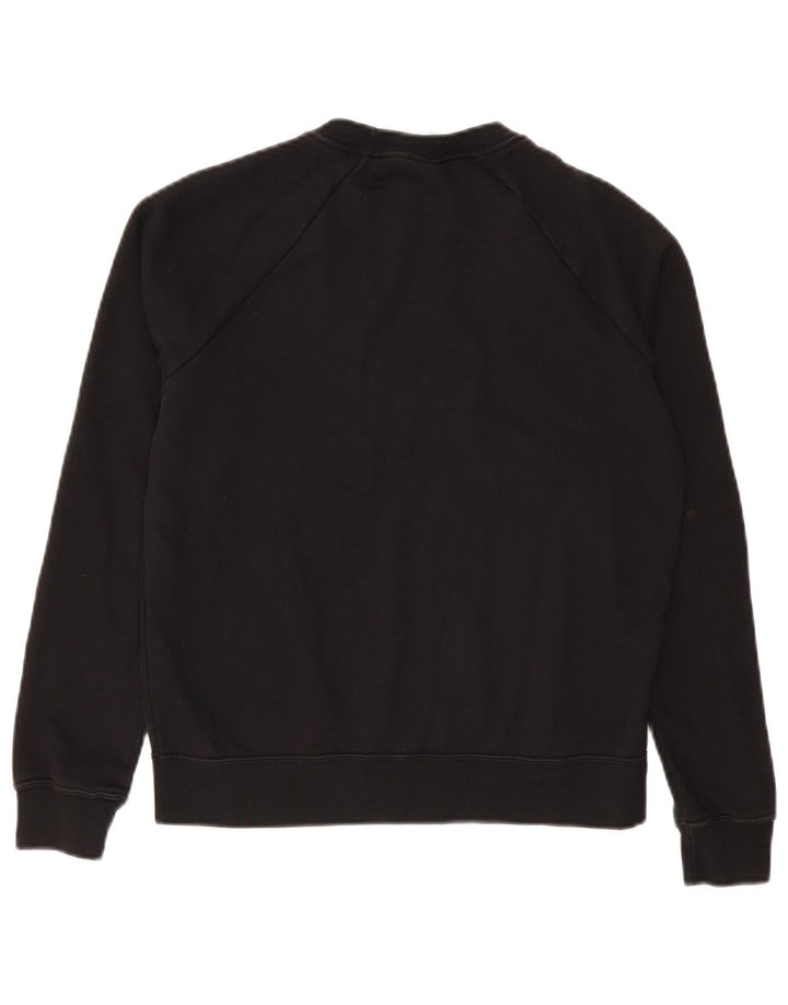 Nike Womens Oversized Sweatshirt Jumper UK 10 Small Black Cotton