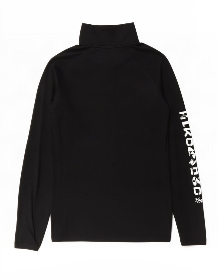 Under Armour Womens Graphic Pullover Tracksuit Top UK 12 Medium Black