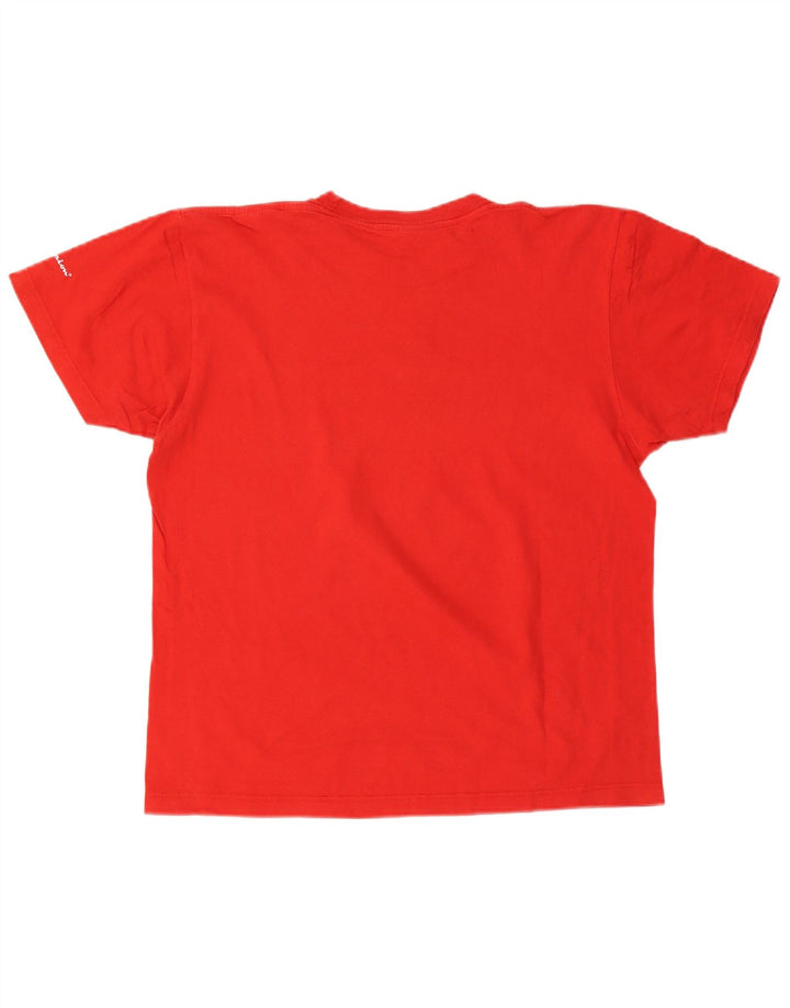 CHAMPION Mens T-Shirt Top Large Red Cotton