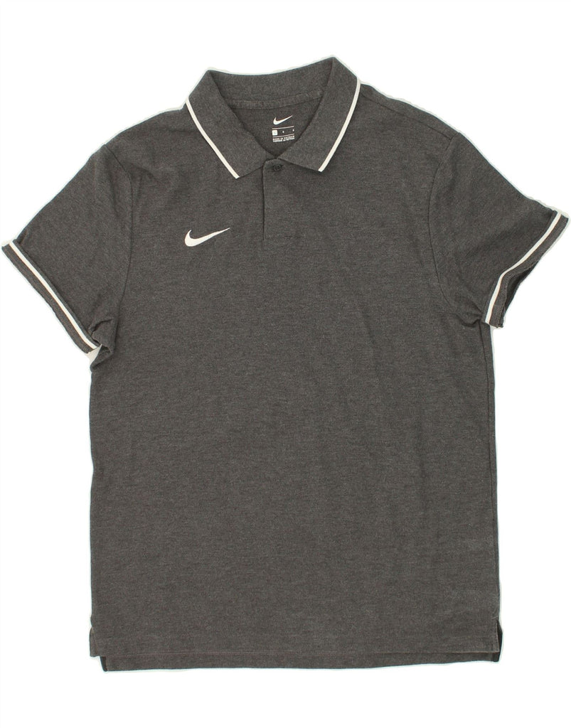 NIKE Mens Polo Shirt Large Grey Cotton | Vintage Nike | Thrift | Second-Hand Nike | Used Clothing | Messina Hembry 