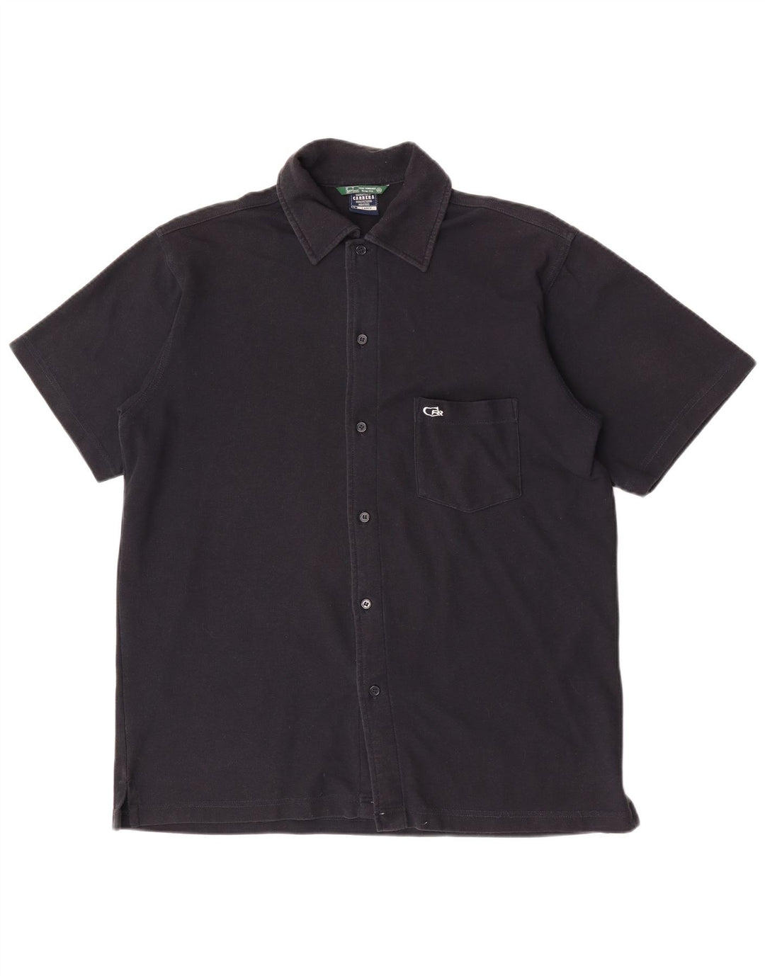 Carrera Mens Short Sleeve Shirt Large Black