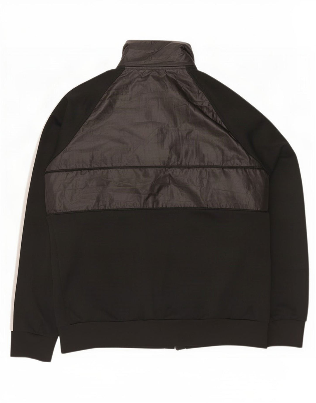 Adidas Mens Tracksuit Top Jacket Large Black Polyester