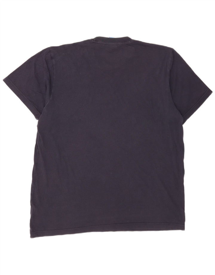 Adidas Mens Graphic T-Shirt Top XL Navy Blue