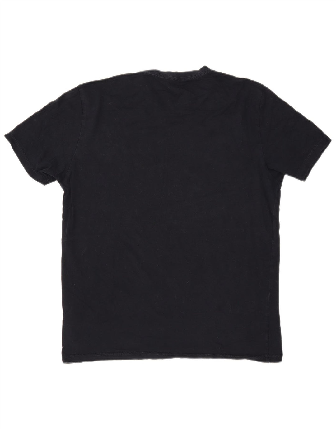 REISS Womens T-Shirt Top UK 16 Large Navy Blue Cotton