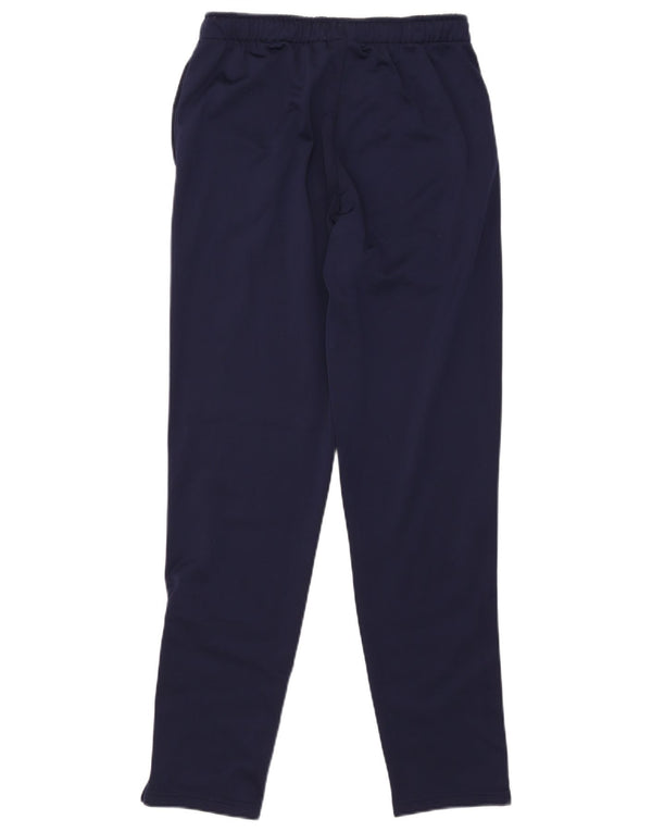 Puma Boys Tracksuit Trousers 15-16 Years Navy Blue Polyester