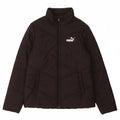 PUMA Womens Padded Jacket UK 14 Large Black Polyester