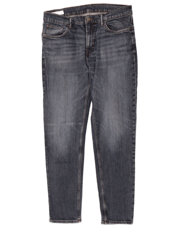 Zara Mens Slim Jeans EU 46 XL W36 L30 Blue Cotton