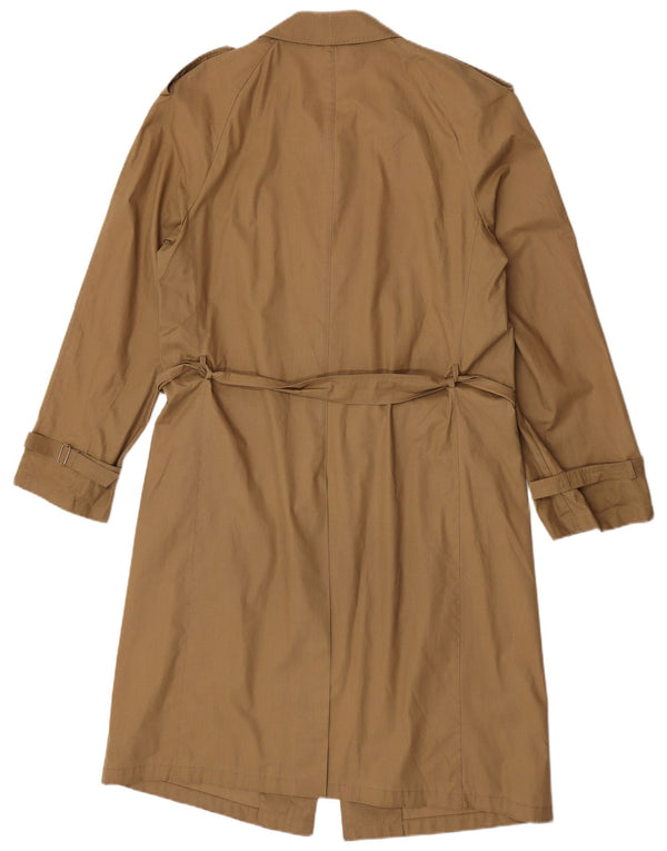Vintage Mens Trench Coat EU 46 Small Brown